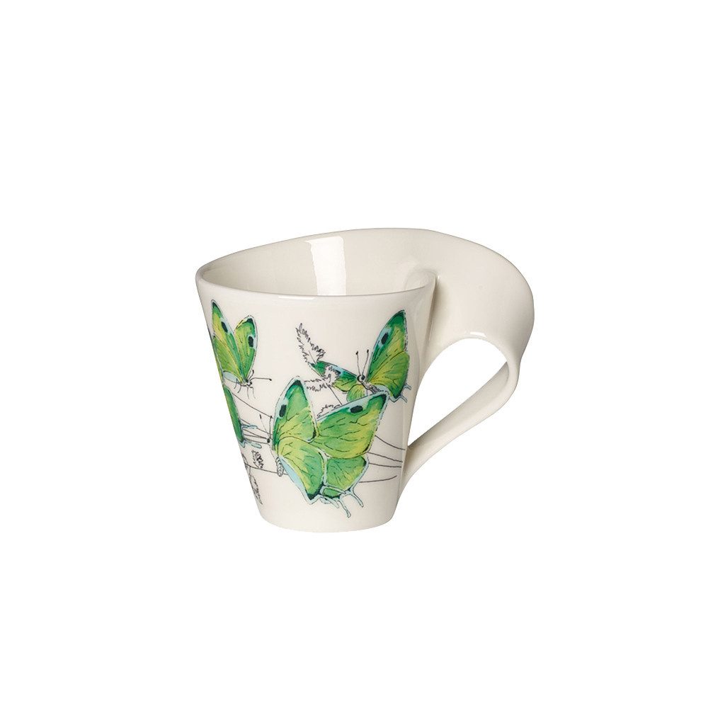 Villeroy & Boch Tasse NewWave Caffè Becher m. Henkel 0,3l GK, 1-tlg., Porzellan, Premium Porcelain, mikrow.- & spülm.sicher, Made in Germany