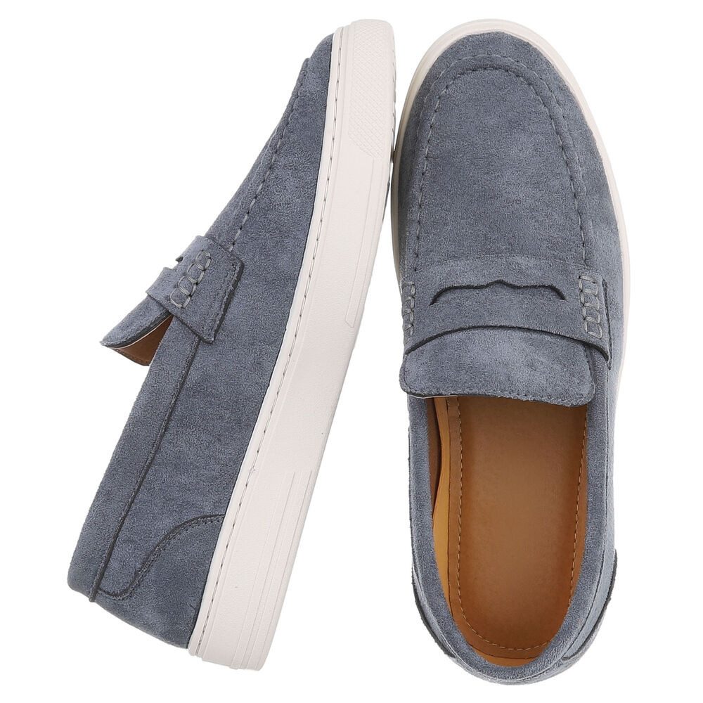 Coolwalk Herren Slip-On Mokassin-Slipper mit Komfortsohle Slipper (91563690) Flach Slipper in Grau