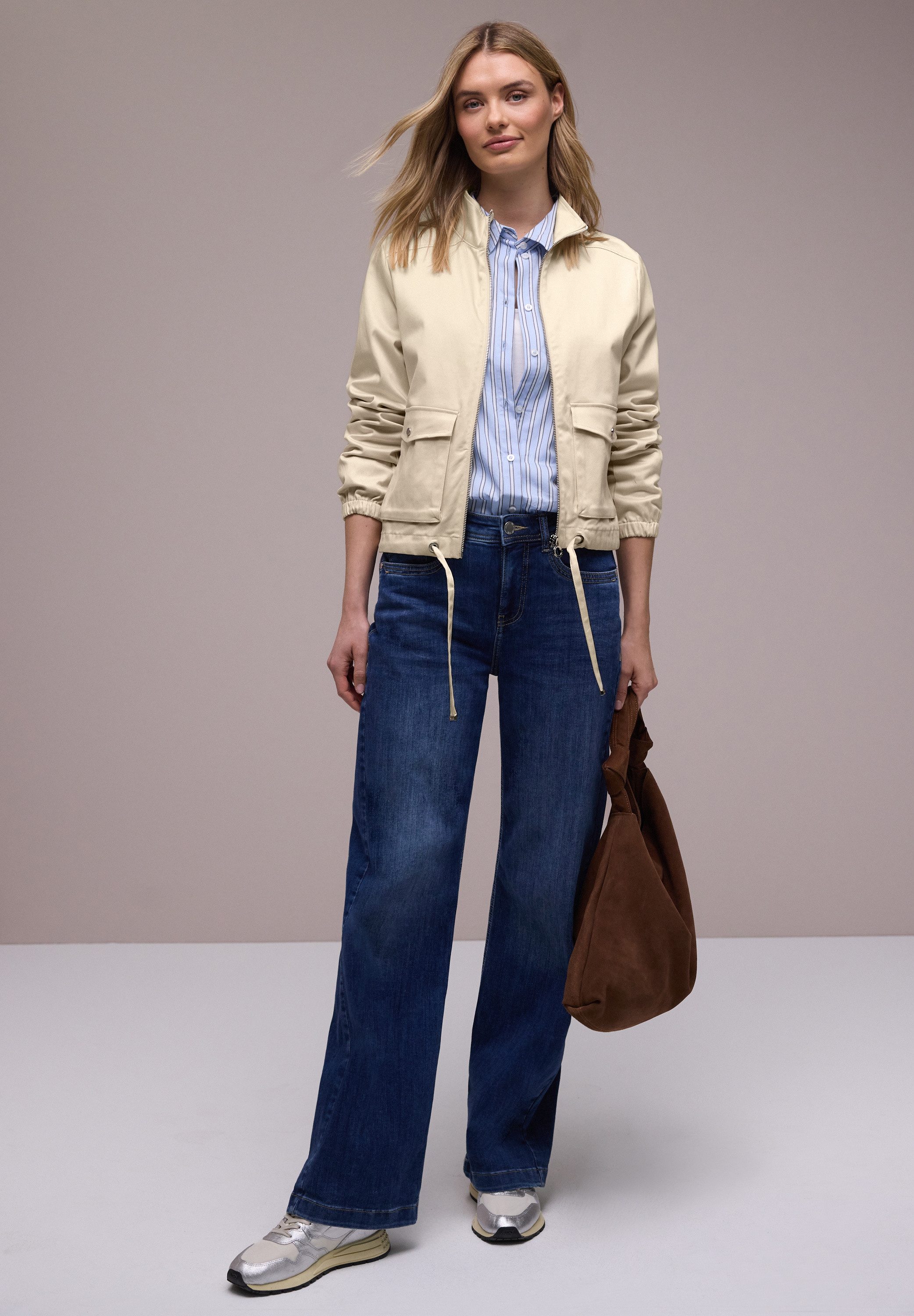 STREET ONE Softshelljacke mit Stehkragen günstig online kaufen