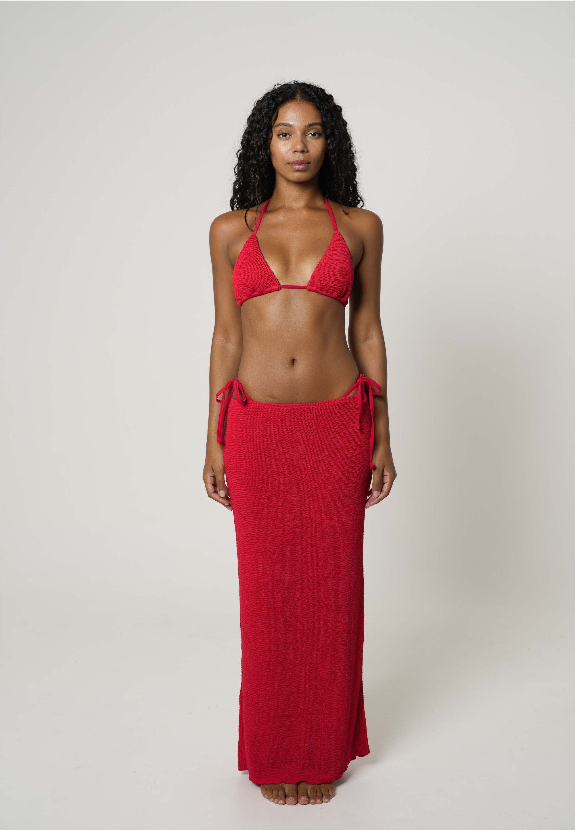 Moda Minx Sommerrock Scrunch Long (1-tlg) mit strukturiertem Scrunch-Material – Bild 3 von 5