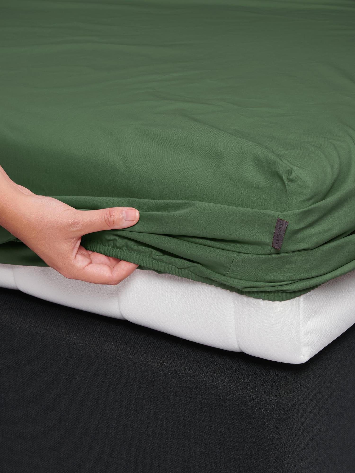 Essenza Spannbettlaken Premium Percale, Perkal, Gummizug: rundum, (1 Stück) günstig online kaufen