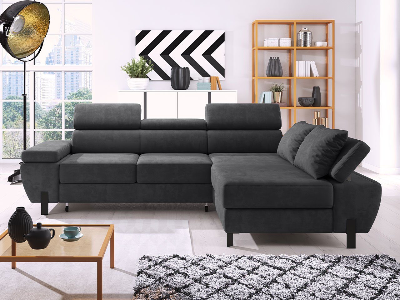 MIRJAN24 Ecksofa Molina Mini, mit Schlaffunktion und Bettkasten, L-Form mit günstig online kaufen