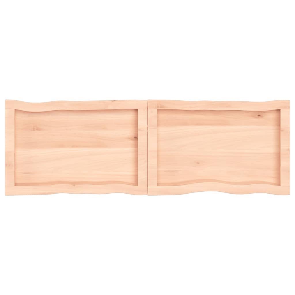 cm 120x40x(2-4) Massivholz Unbehandelt furnicato Baumkante (1 Tischplatte St)