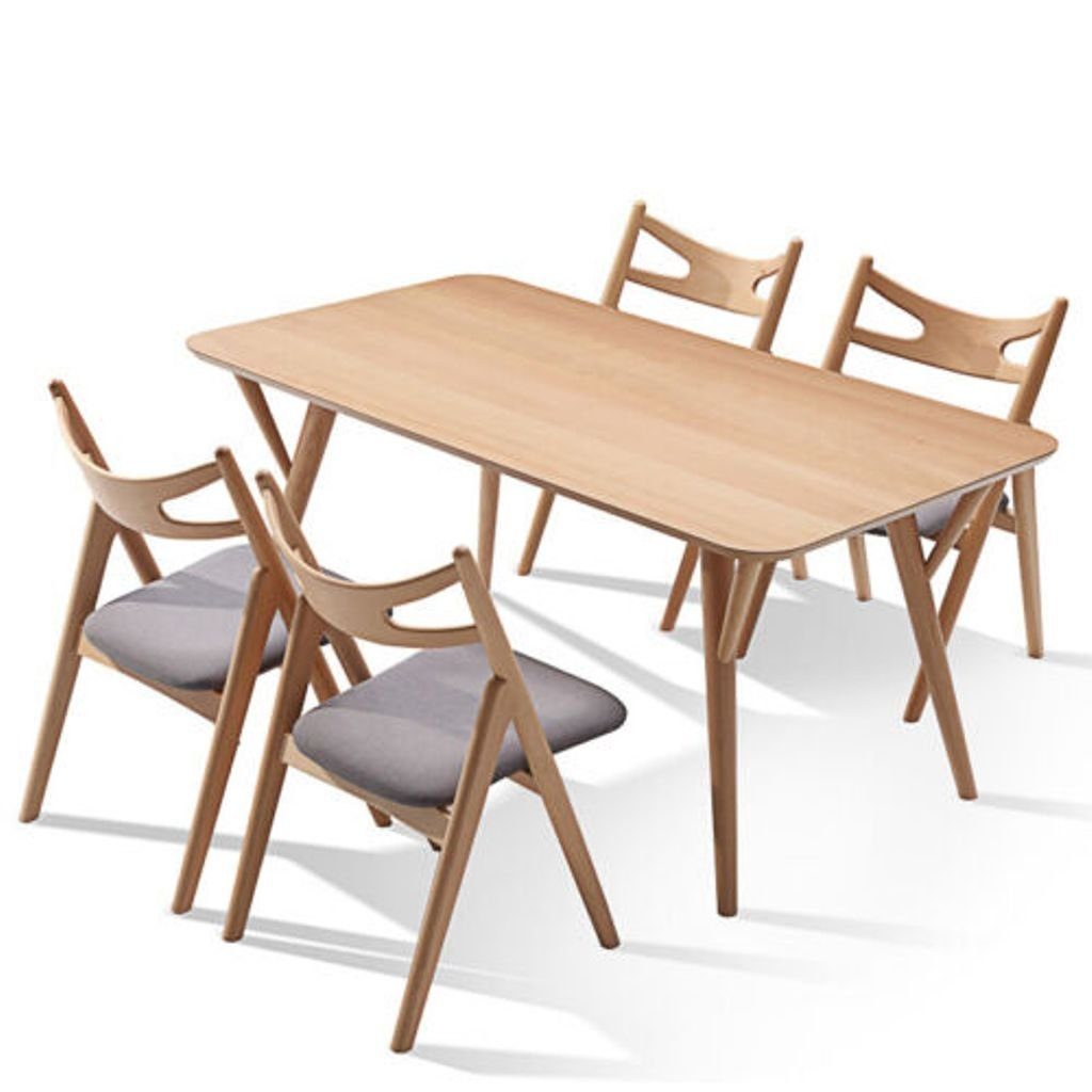 Tisch Stühle Tisch Esszimmer-Set, Esstische Design +4 JVmoebel Esstisch Konferenztisch Büro