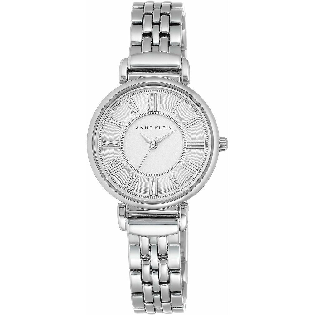 ANNE KLEIN Luxusuhr Damen Analog Quarz Uhr mit Edelstahl Armband AK/N2159SVSV
