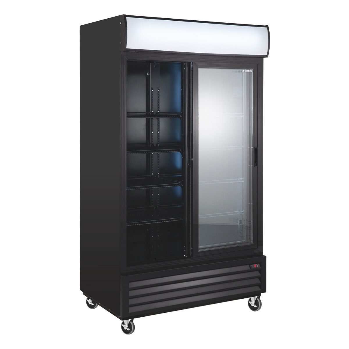 GastroHero Getränkekühlschrank Getränkekühlschrank 1000 L mit Schiebetüren GKS-1000ST, 209.5 cm hoch, 113 cm breit