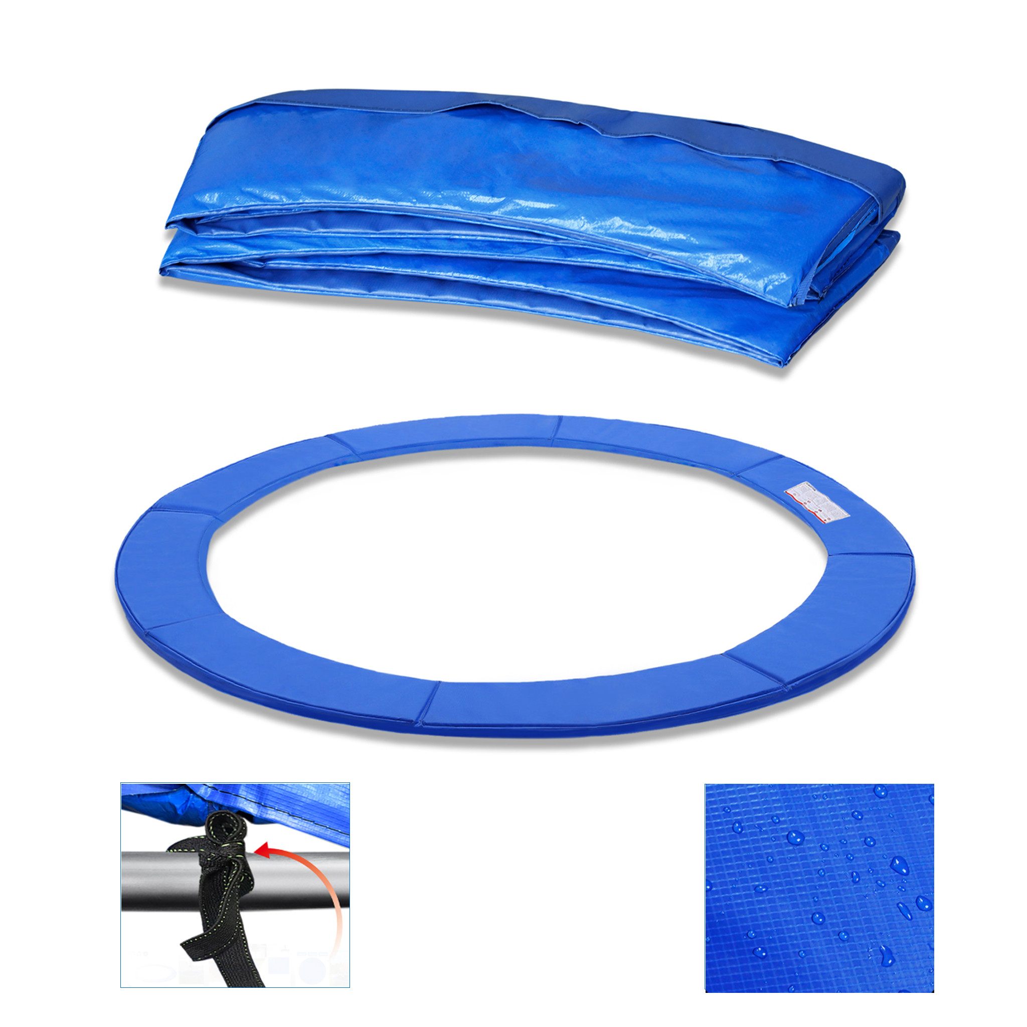 FIVMEN Trampolinschutzrand Trampolin-Federabdeckung, PVC Schutzabdeckung