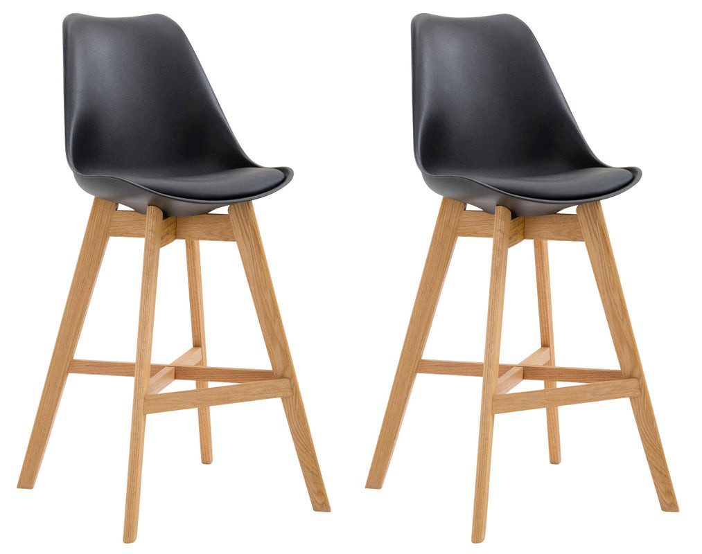 Bistrostuhl 2er Set Barhocker Cannes Kunststoff