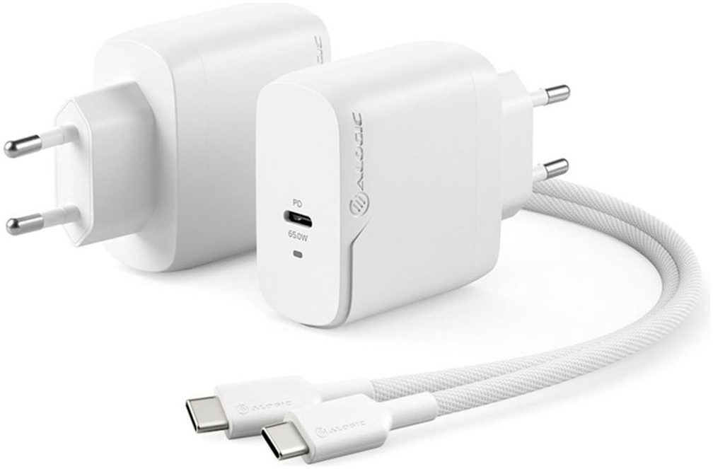 ALOGIC Rapid Power 65W USB-C PD Fast GaN + USB-C-Kabel (2m) USB-Ladegerät