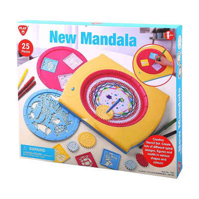 Playgo Malvorlage New Mandala, 25 Teile