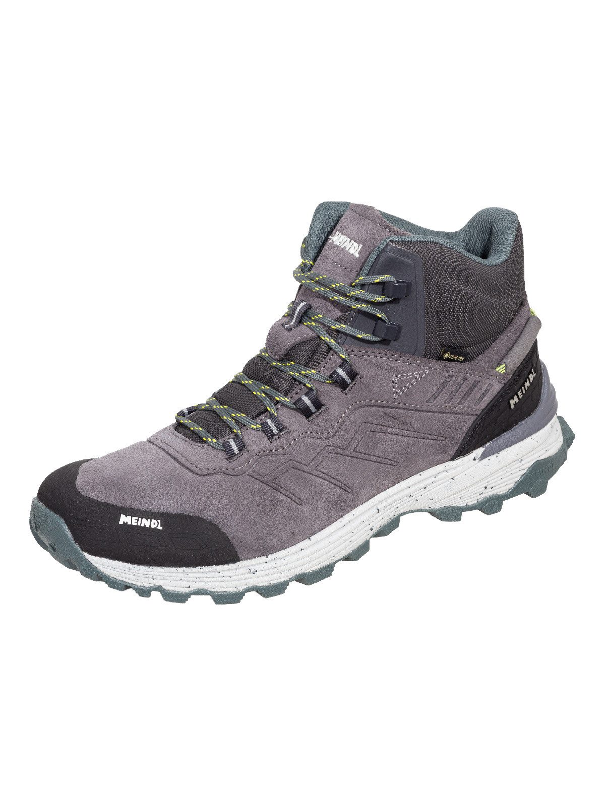 Meindl Meindl Dallas Mid GORE-TEX grau/gelb Wanderschuh GORE-TEX® – Winddicht, wasserdicht und atmungsaktiv