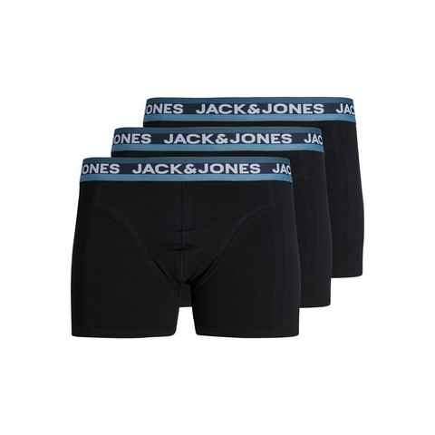 Jack & Jones PlusSize Boxershorts JACDNA WB TRUNKS 3 PACK PLS (Packung, 3-St) mit elastischem Taillenbund