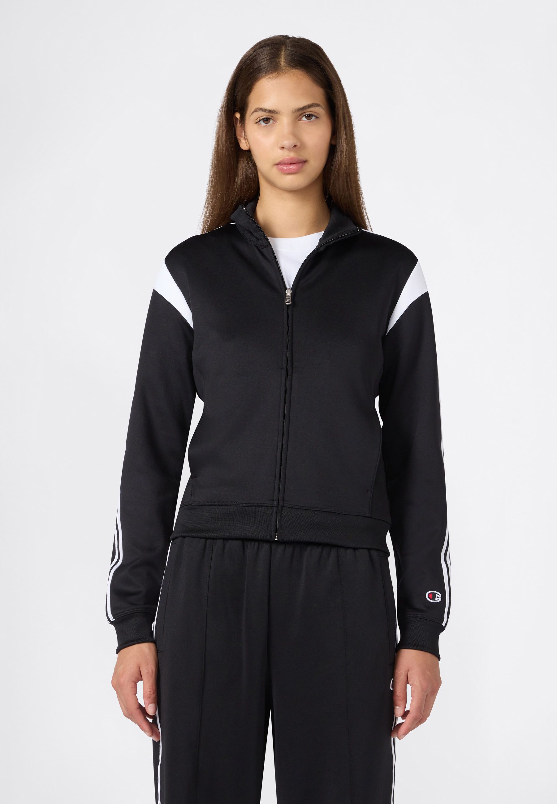 Champion Kapuzensweatjacke SPORTWEAR TRACK TOP Slim Fit mit sportlicher Optik, Langarm-Ausführung, Slim Fit