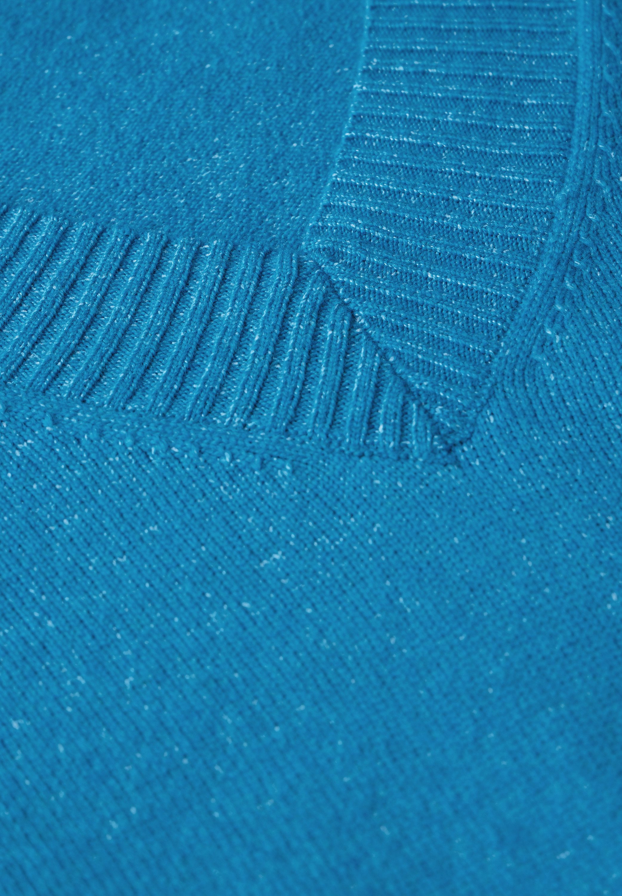 CECIL V-Ausschnitt-Pullover im Melange Look