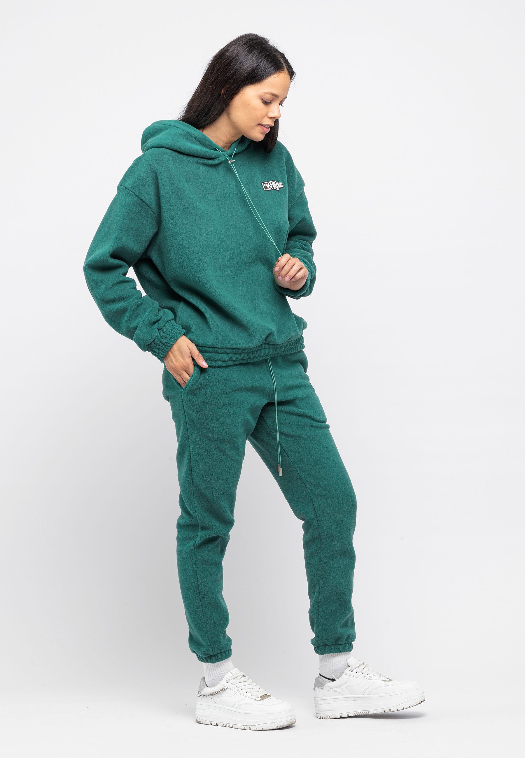 Tom Barron Freizeitanzug Oversize Fleece Tracksuit, mit modernem Design
