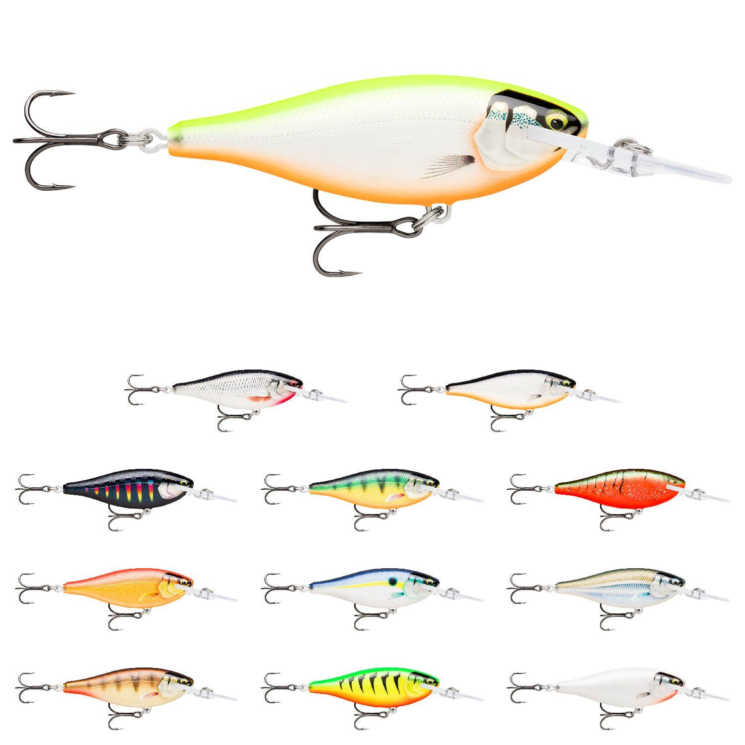 Rapala Kunstköder Rapala Shad Rap Elite Wobbler, (1-St)