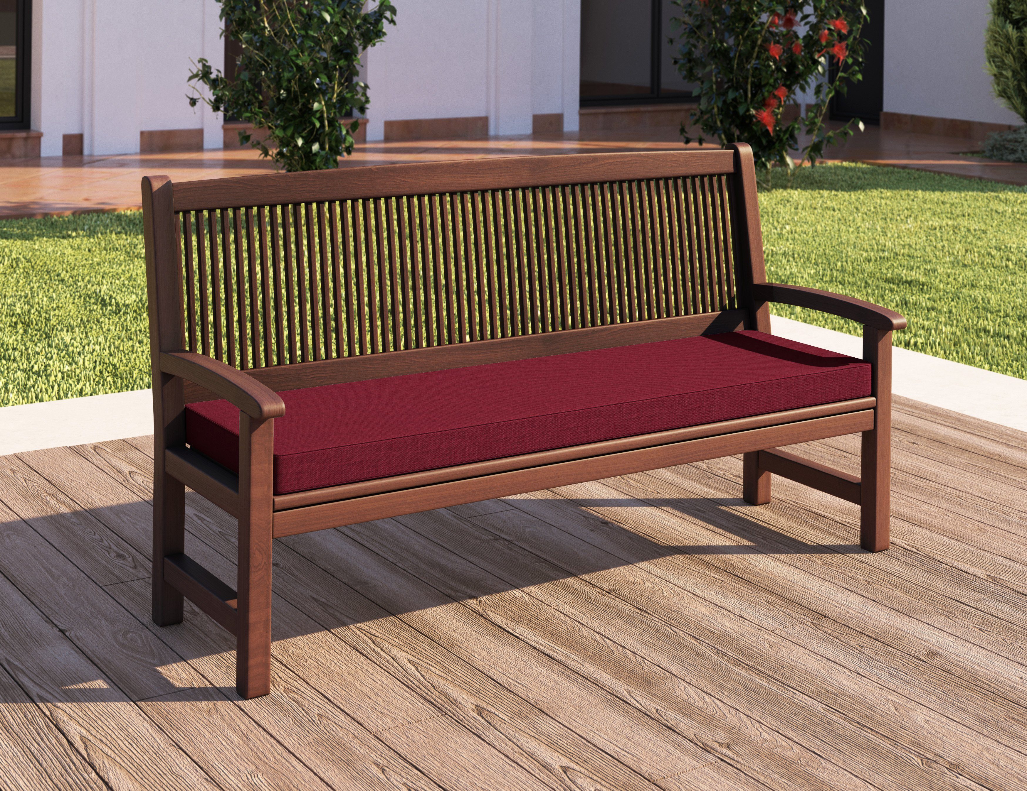 sunnypillow Bankauflage Bankkissen mit abnehmbarem Bezug, Auflage für Garte günstig online kaufen