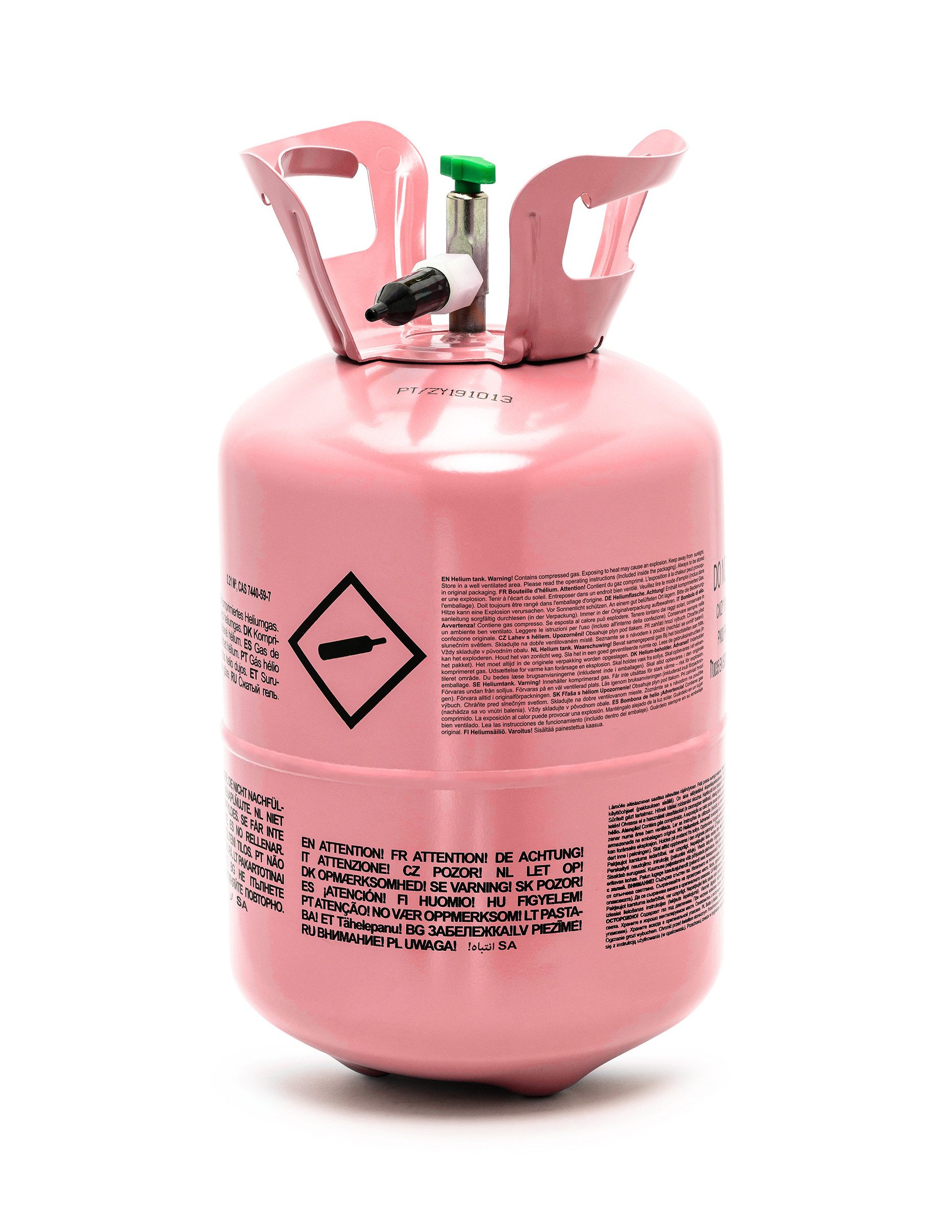 JADEO Kostüm Helium-Flasche für ca. 30 Luftballons