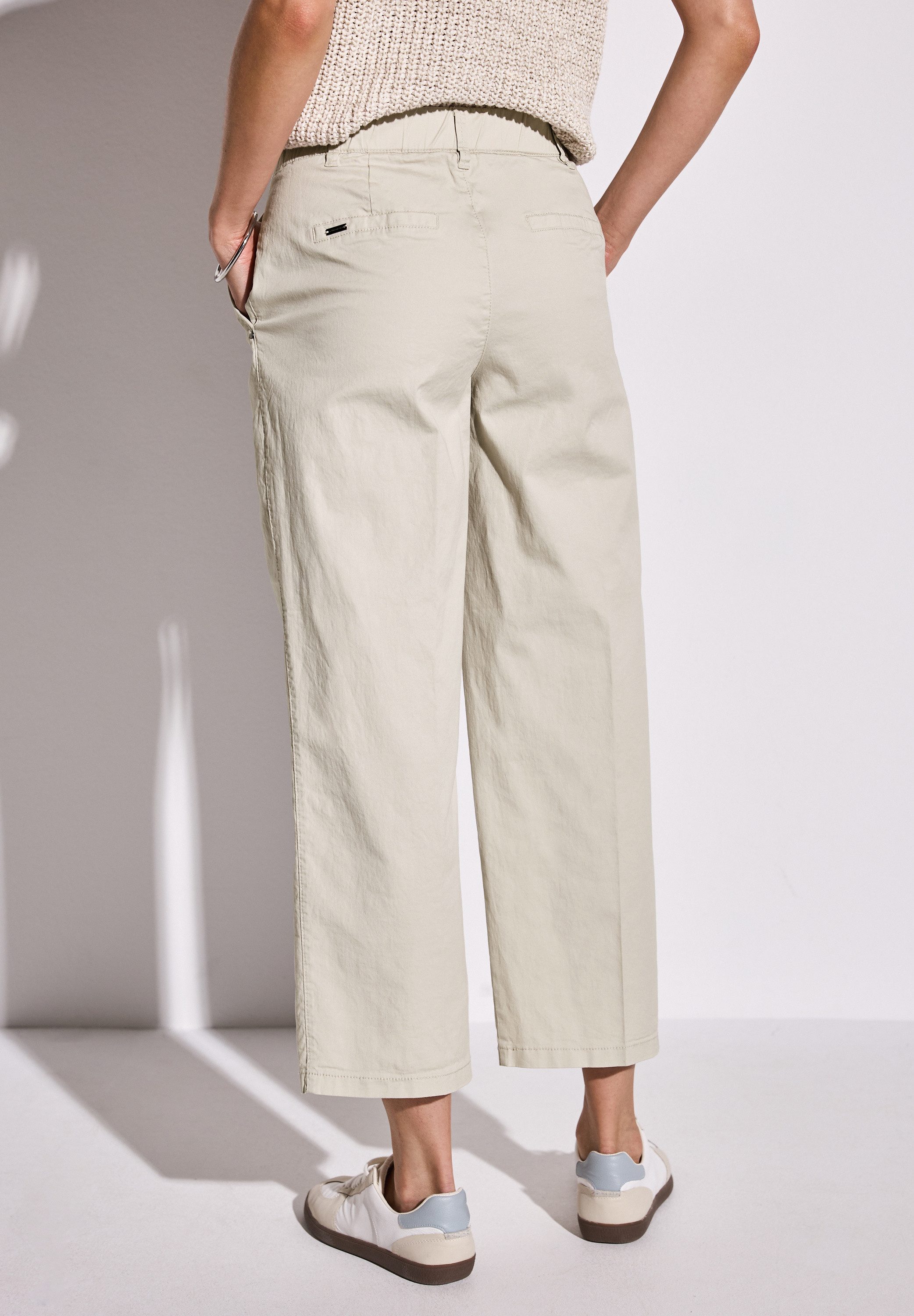 STREET ONE Chinohose mit elastischem Bund hinten günstig online kaufen