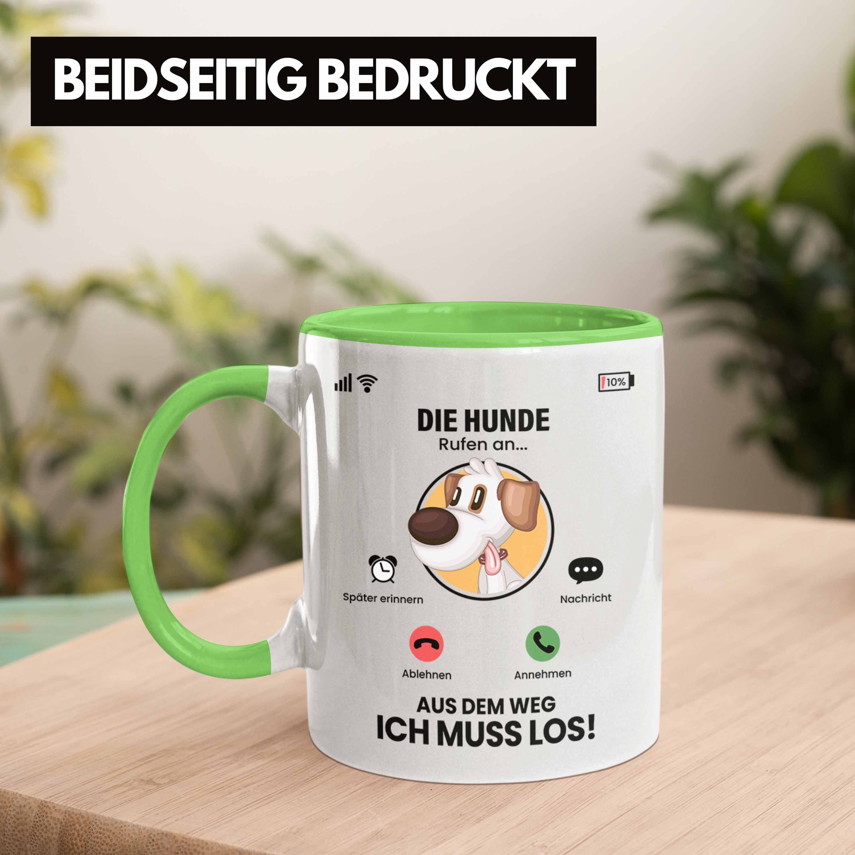 Hunde Rufen An Geschenki Züchter Hunde Grün Besitzer Trendation Geschenk Tasse Tasse Die für