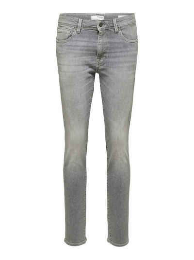 SELECTED HOMME Slim-fit-Jeans SLH175-SLIMLEON 31603 aus Baumwollmix
