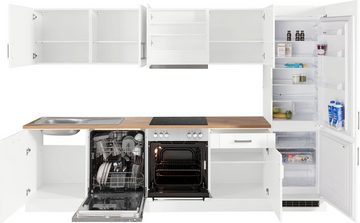 HELD MÖBEL Küchenzeile Tinnum, mit E-Geräten, Breite 300 cm