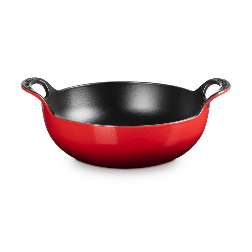 LE CREUSET Bräter Balti Dish 24 cm Classic Collection Kirschrot, Emailliertes Gusseisen, 2,7l, Gusseisen, emailliert, Handreinigung, backofengeeignet