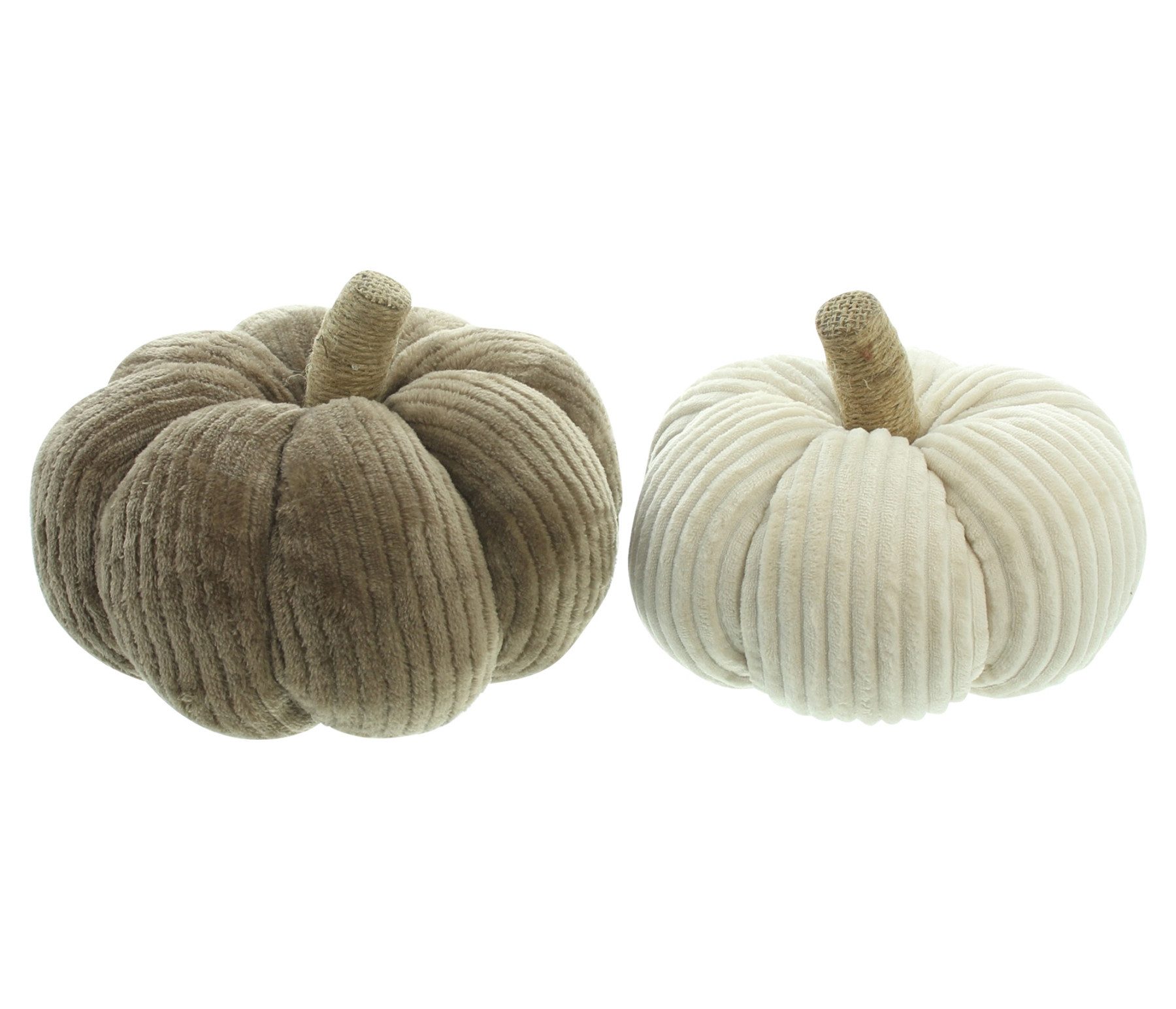 Dekoleidenschaft Dekokissen "Cordsamt" 2x Kürbis Kissen, Halloween Sofakissen, weiche Plüschkissen, Herbstdeko, Pumpkin Pillow, Kürbiskissen, Halloweendeko, Kürbisdeko