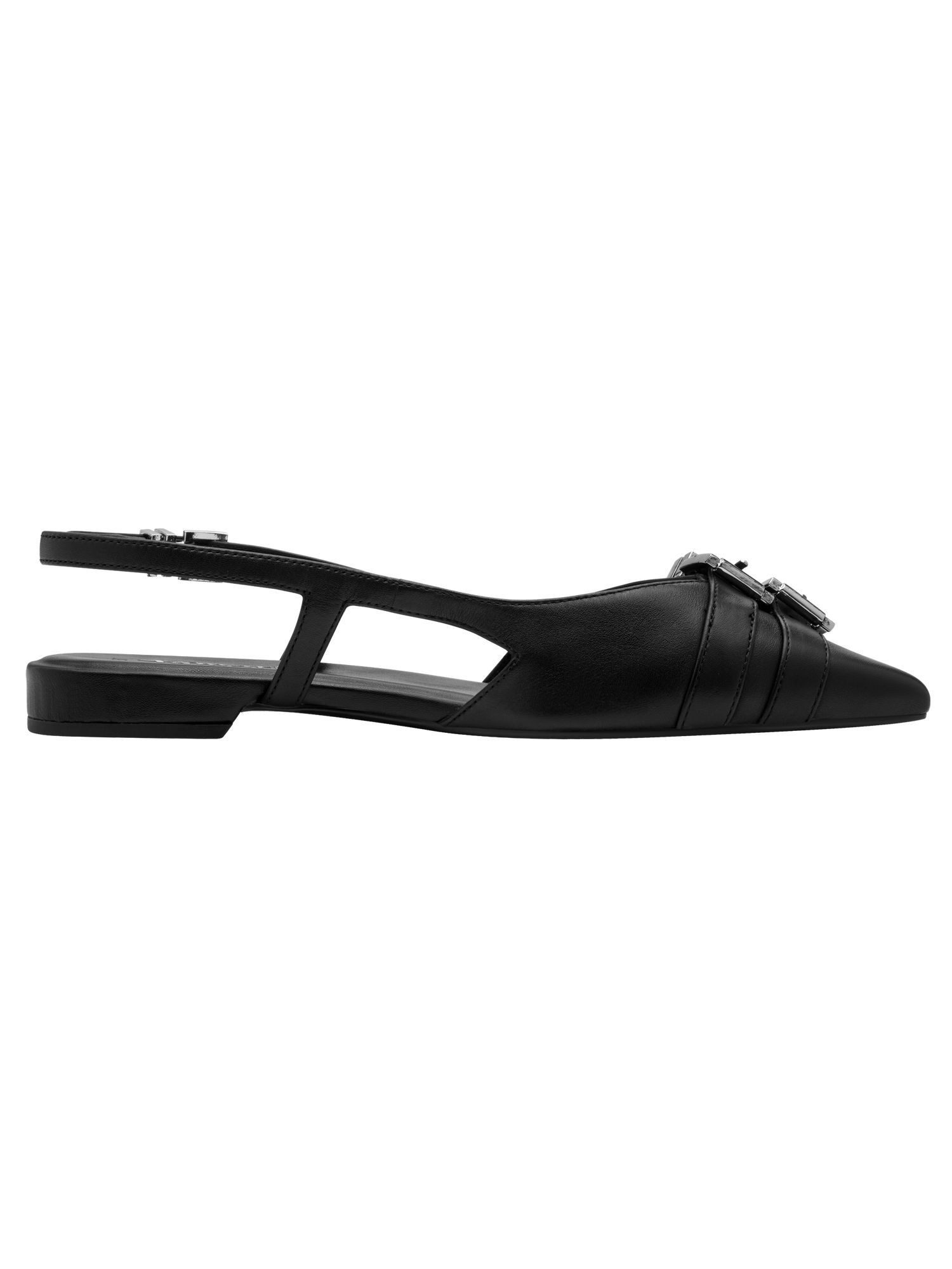 Tamaris ANTIshokk, TOUCH-IT aus Leder Trichterabsatz Slingpumps ANTIshokk