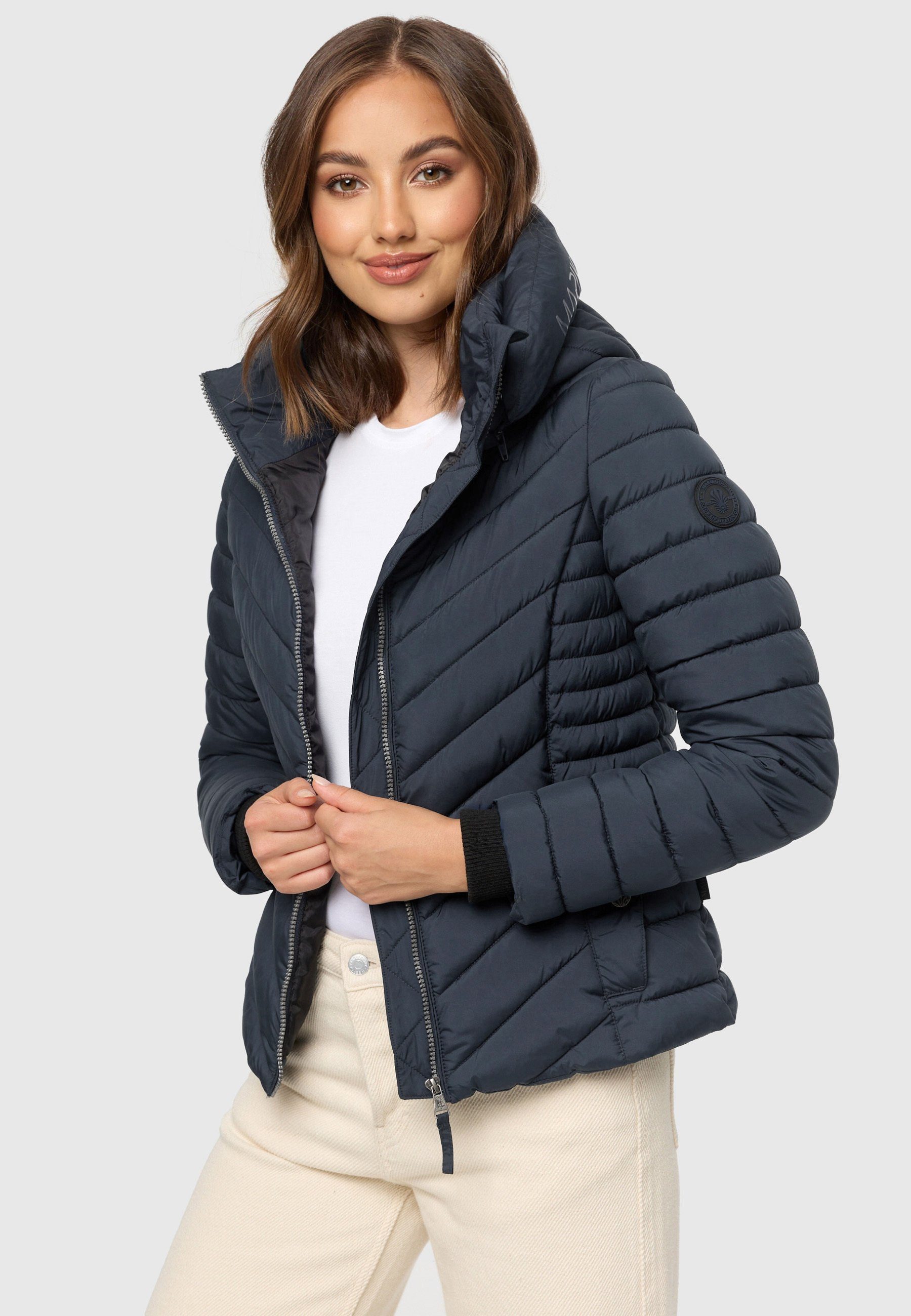 Marikoo Steppjacke Kagomee mit großer Kapuze
