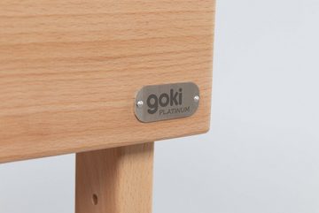 goki Spielwerkbank Platinum für Kinder aus massivem Buchenholz, höhenverstellbar von 60 bis 73 cm