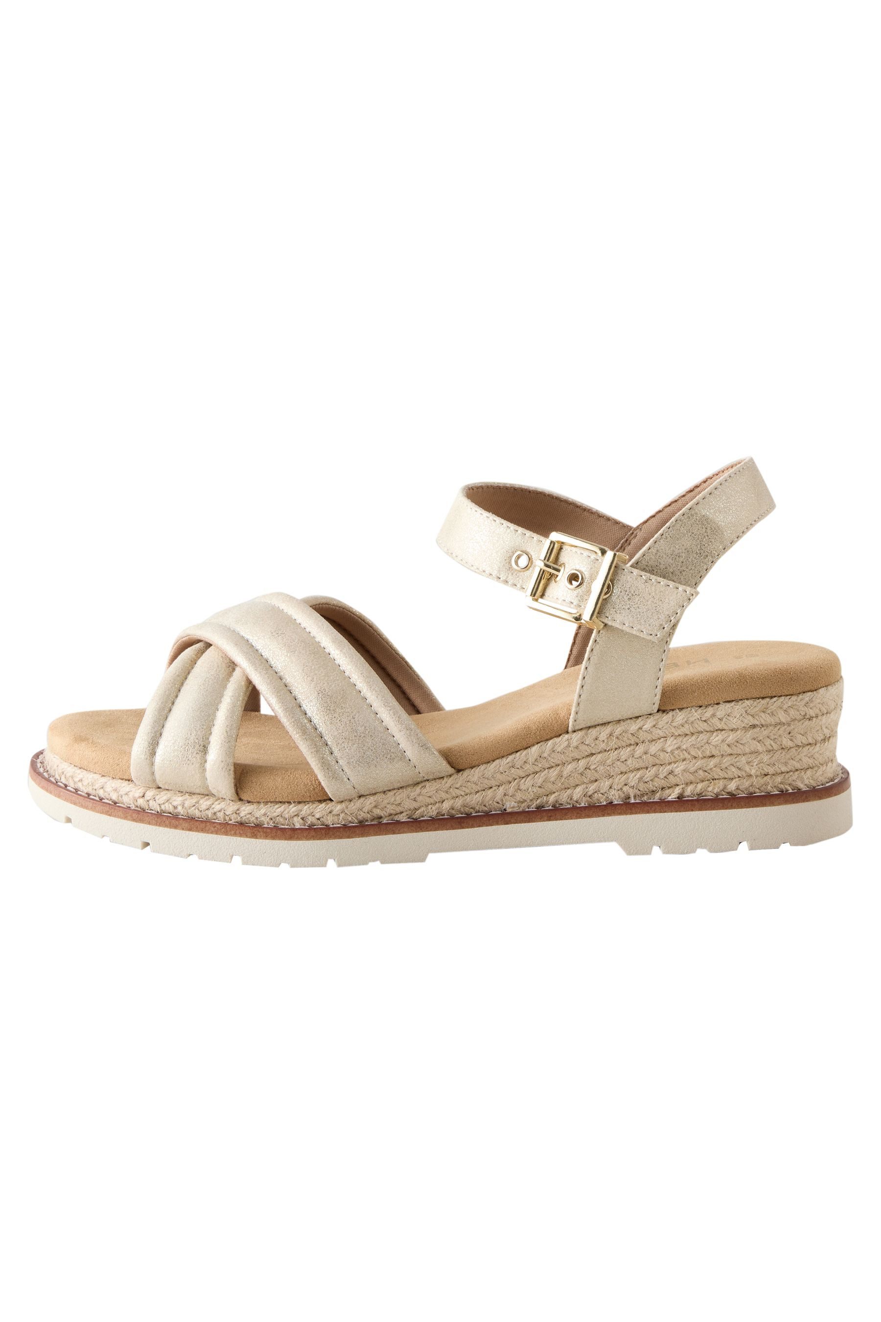 Forever Comfort® Keilabsatzschuhe mit X-Riemen Keilsandalette