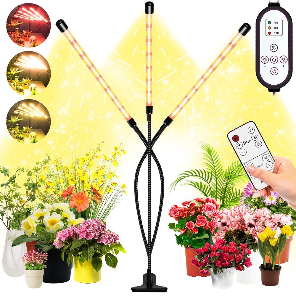 Rosnek Pflanzenlampe 1-5 Köpfe, ein Clip, günstig online kaufen