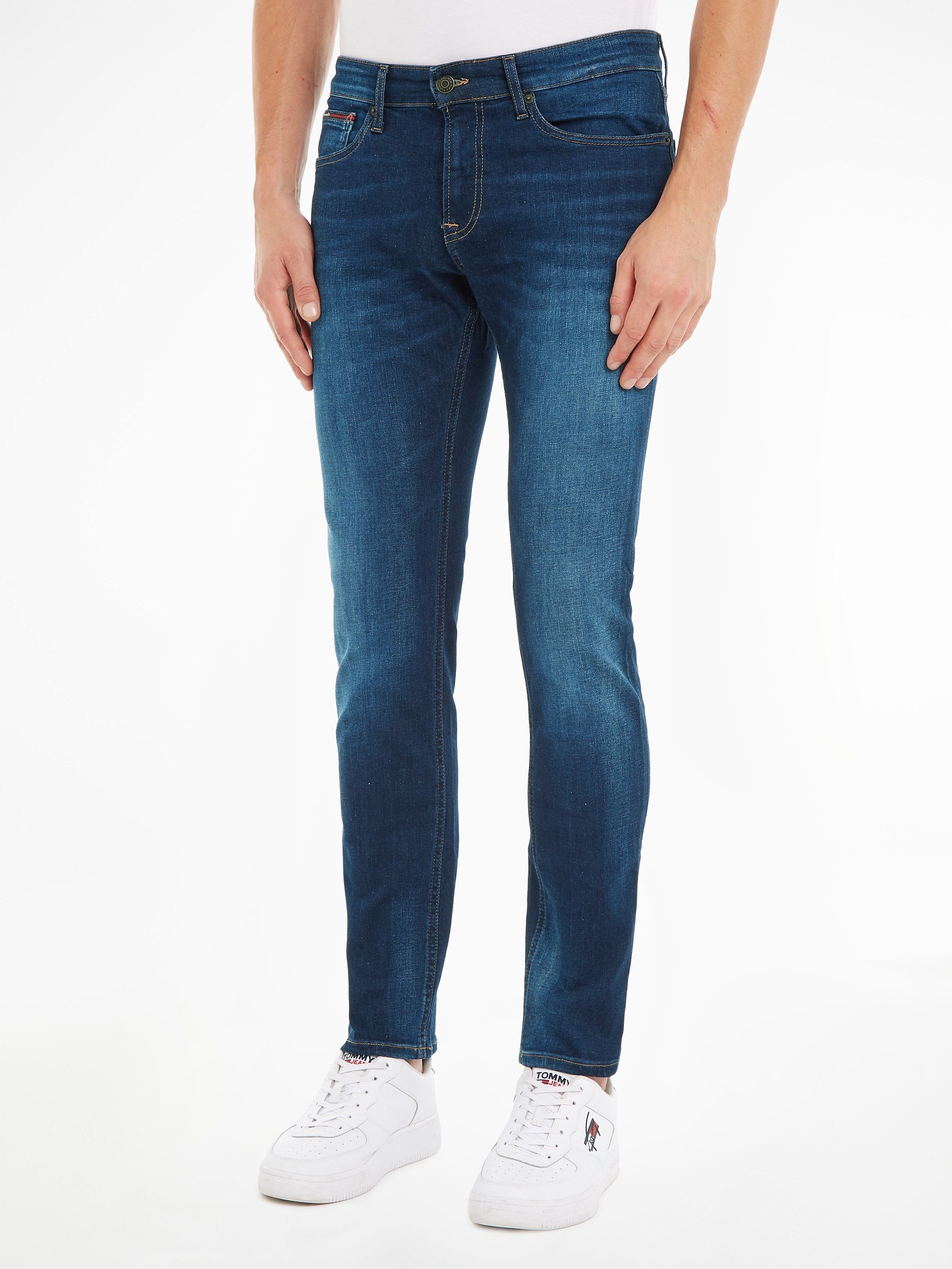 Tommy Jeans Slim-fit-Jeans SLIM SCANTON aspen darkblue