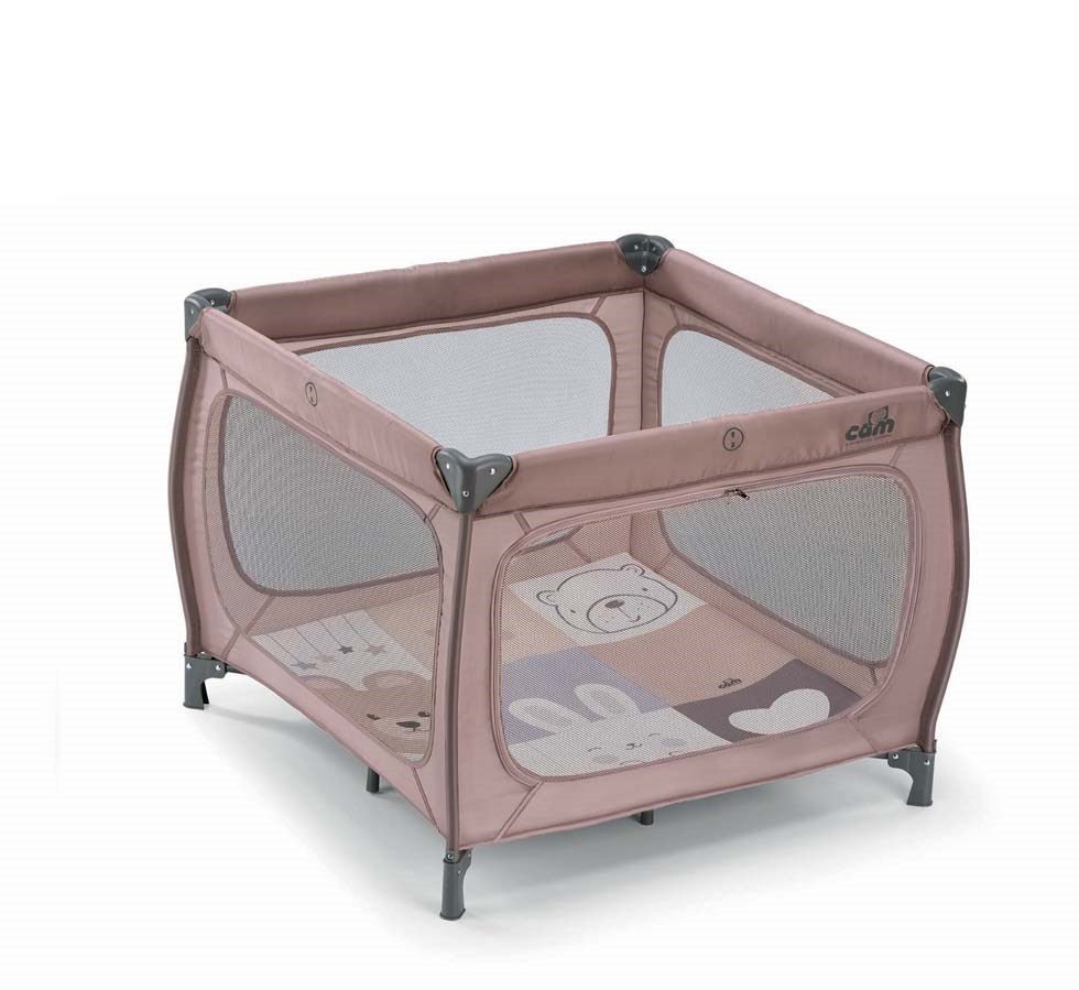 CAM Laufgitter CAM Qbox Reisebett und Laufstall Spielbett mit Matratze