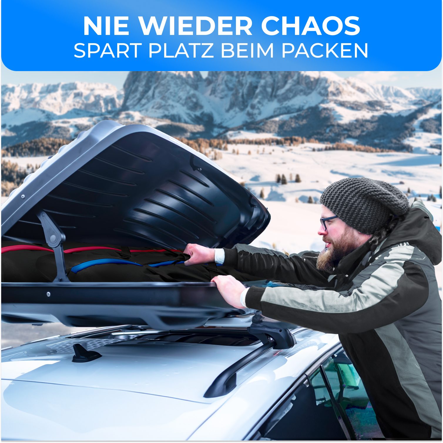 Styngard Skitasche ASPEN, [bis 180 cm] - Skisack 180 cm aus robustem Material