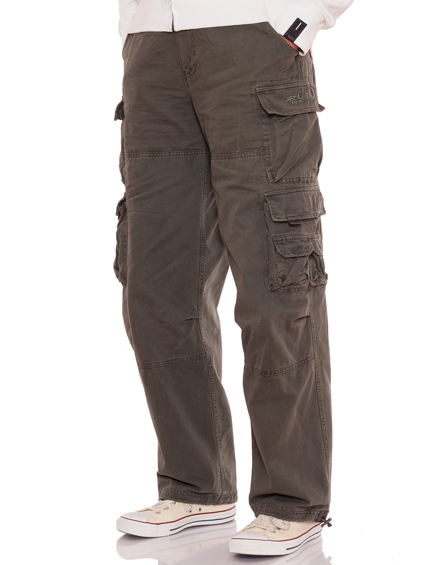 Jet Lag Cargohose Relaxed Fit weites Bein