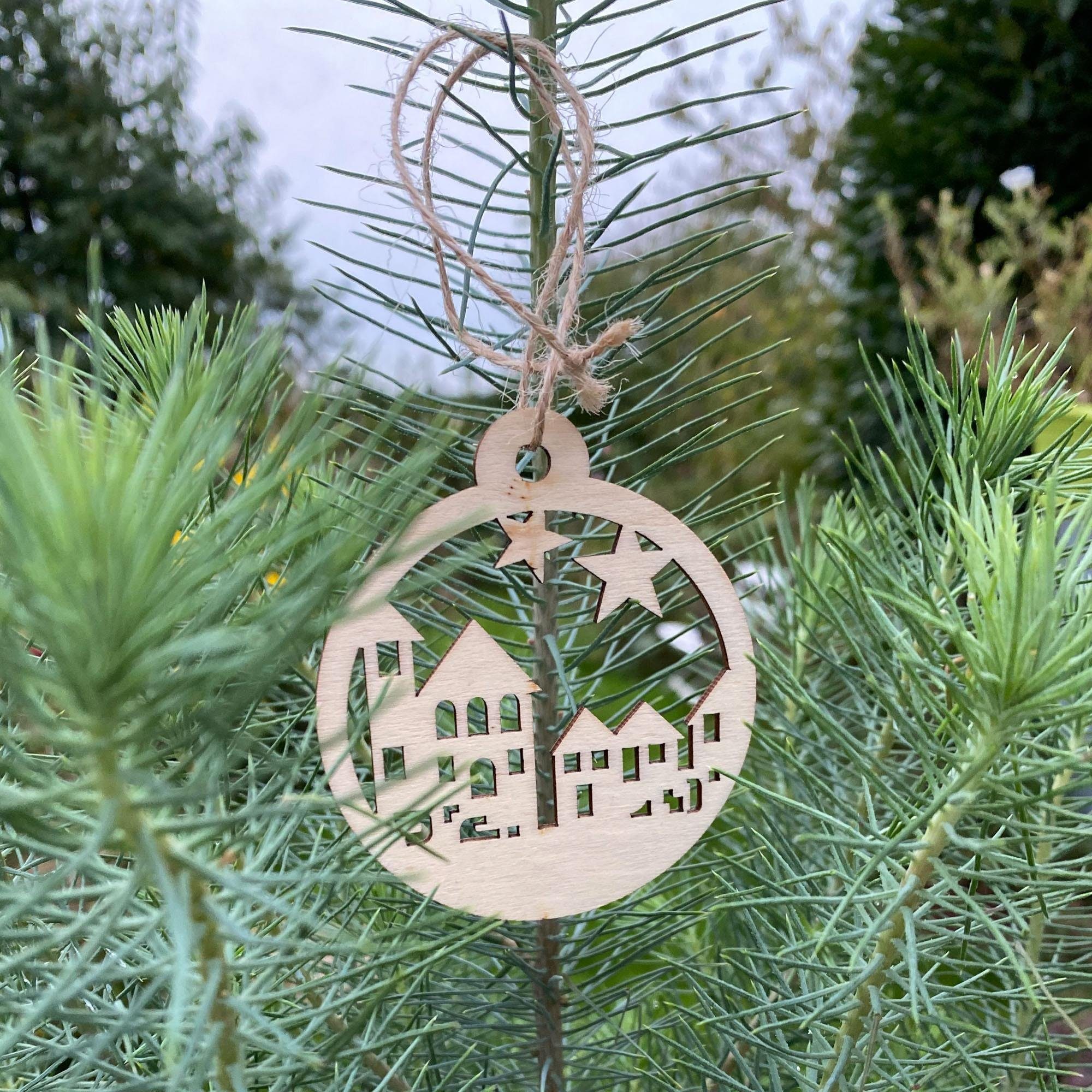 UNUS HOME Weihnachtsbaumkugel Weihnachtsanhänger 12er verschiedene Design Set (12 St), Christbaumschmuck Weihnachtsanhänger Weihnachtsbaumschmuck