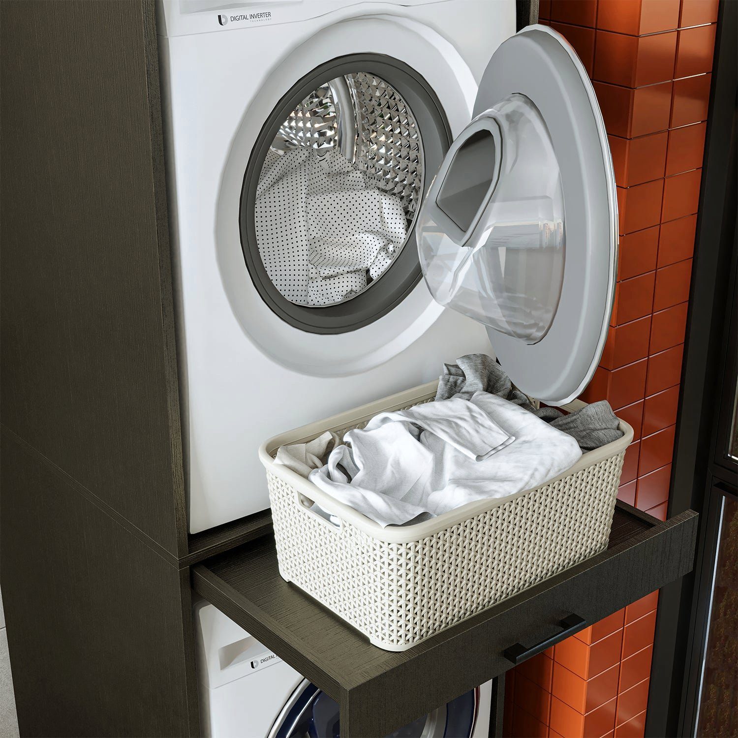 Roomart Waschmaschinenumbauschrank (Waschmaschinenschrank für Trockner und günstig online kaufen