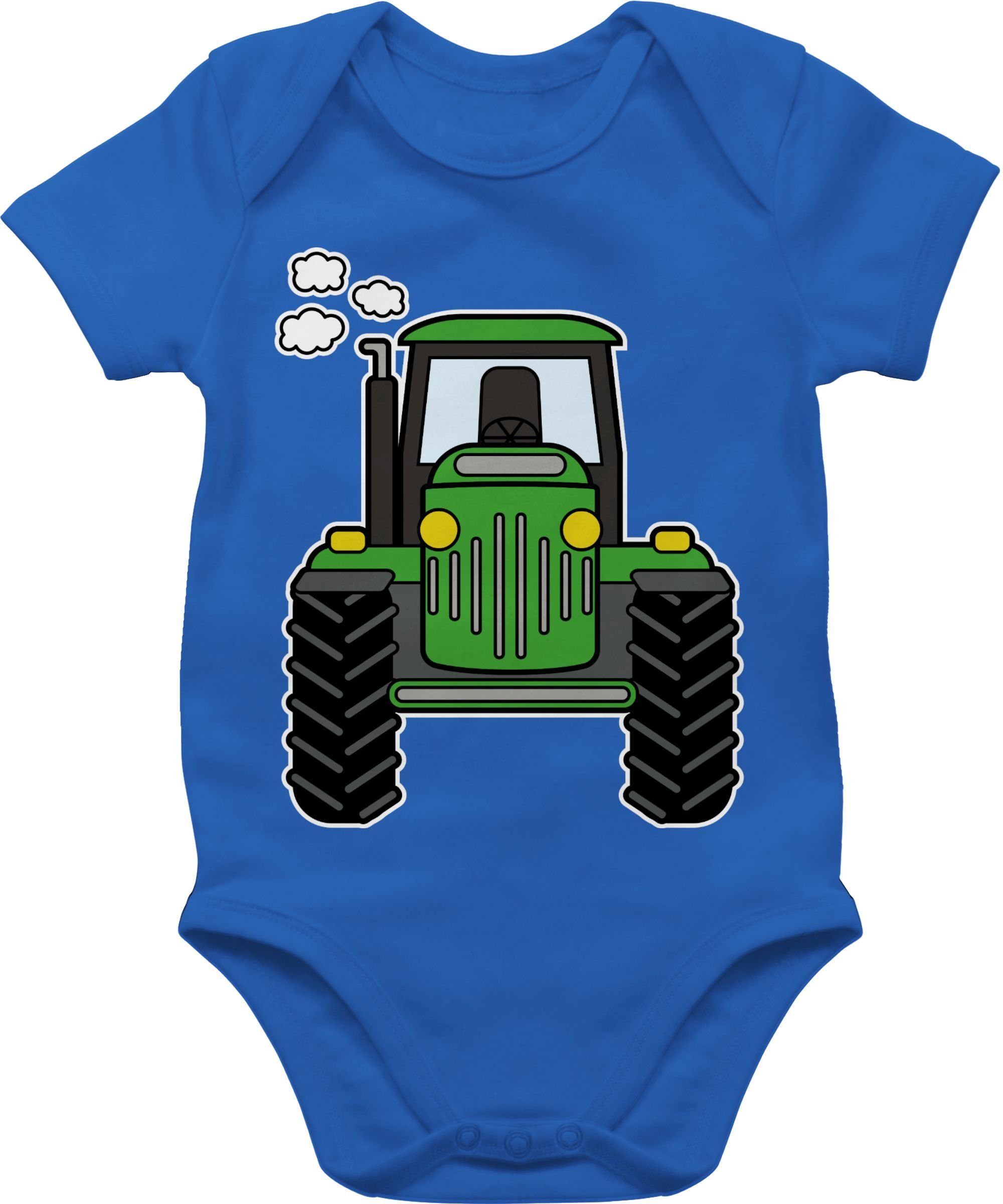Shirtracer Shirtbody Traktor Trecker Landwirte Bauern Geschenk Bulldog Landwirtschaft Traktor 3 Royalblau