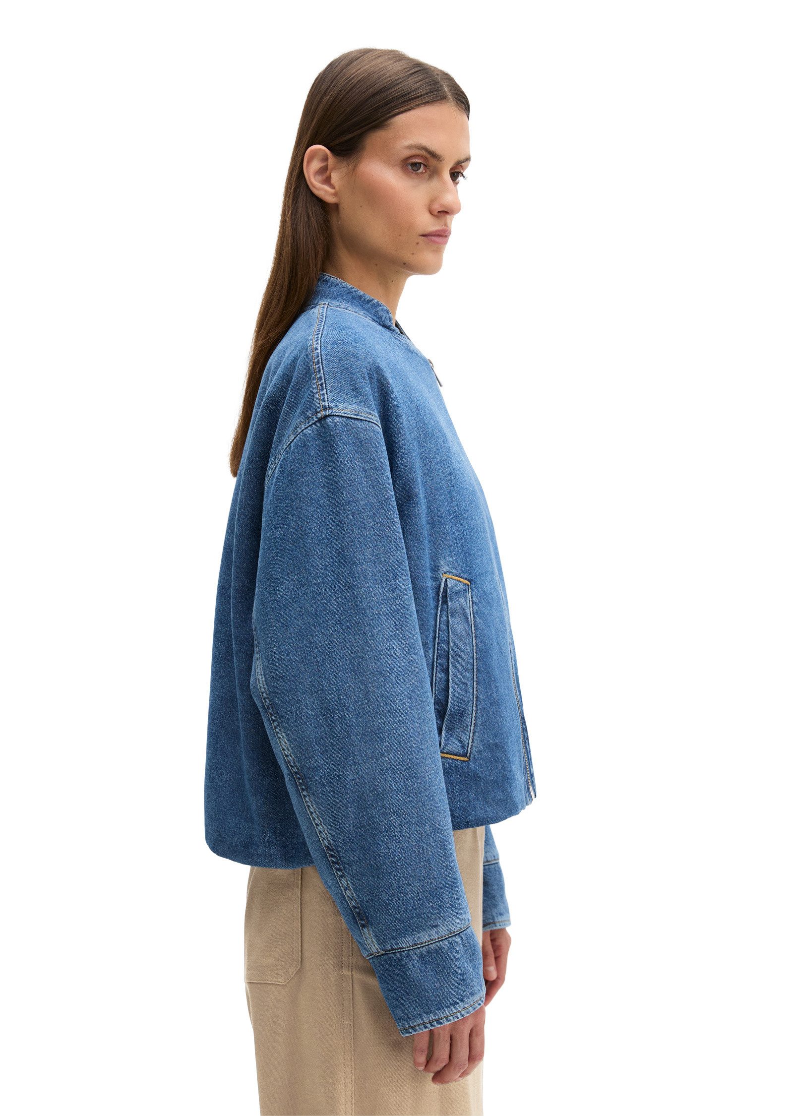 Marc O'Polo Jeansjacke aus Lyocell-Baumwolle-Mix günstig online kaufen