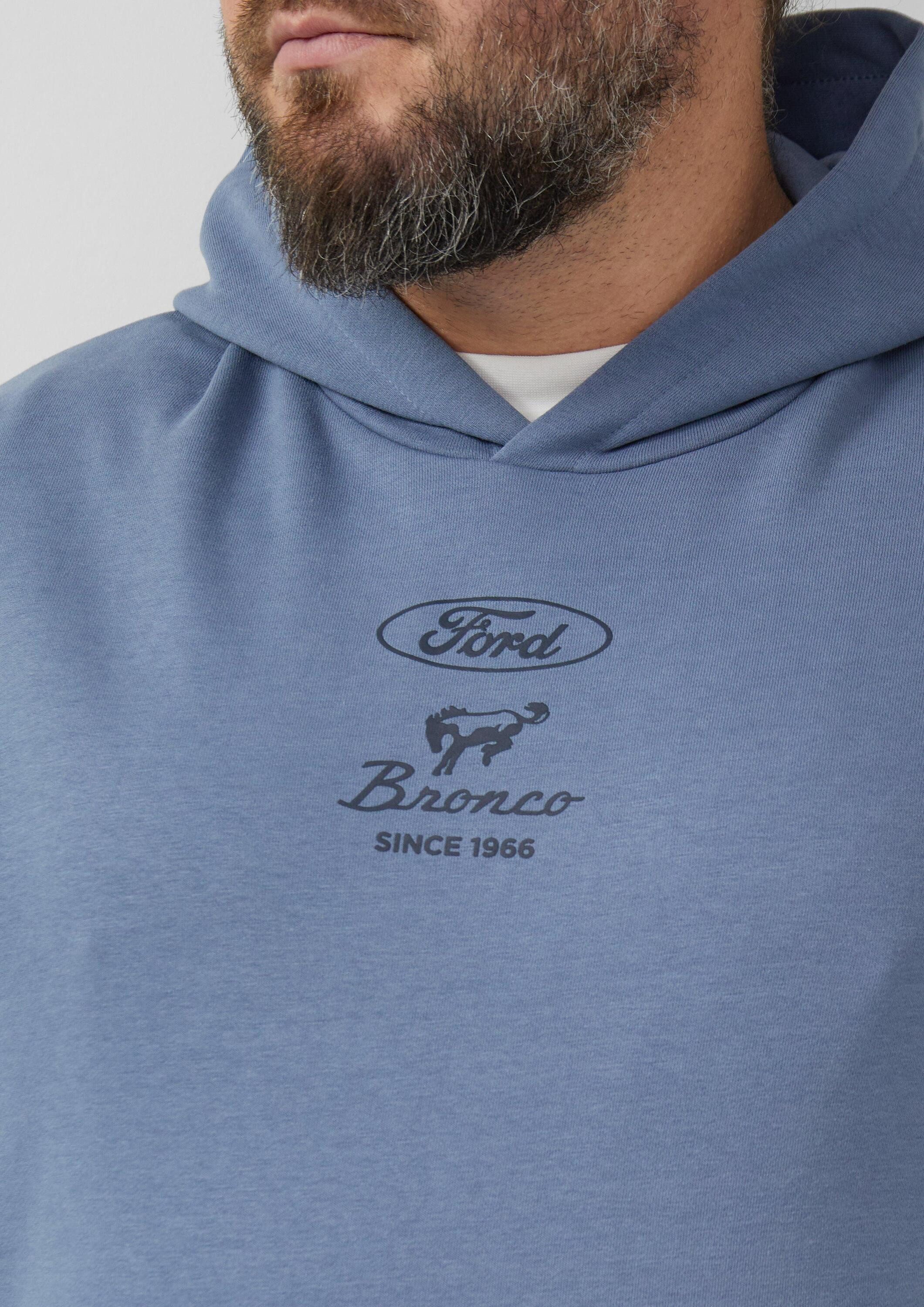 s.Oliver Sweatshirt Sweatshirt Softer Hoodie im Relaxed Fit mit Artwork