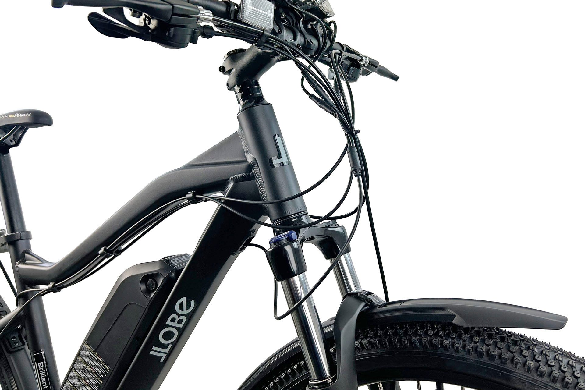 LLobe E-Bike Mountainbike Mountain E-Bike 27,5" Brillant, 24 Gang Shimano Altus Schaltwerk, Kettenschaltung, Heckmotor, 468 Wh
