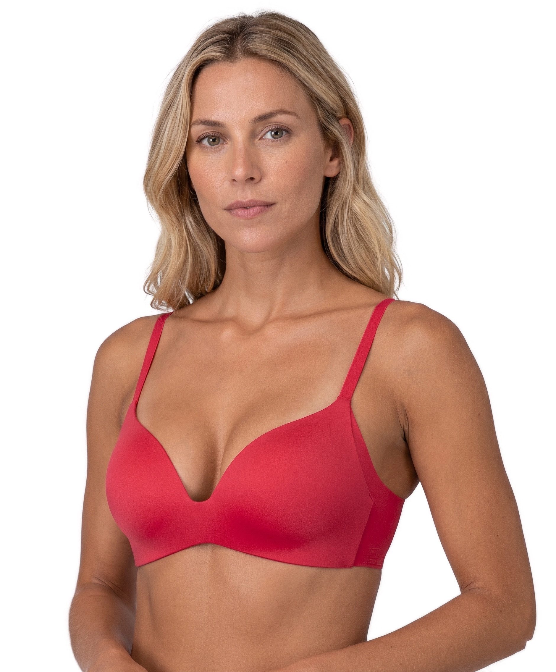 Royal Lounge Intimates Bügelloser BH Royal Delite Unsichtbar, für eine schlanke Silhouette. Scarlet Red