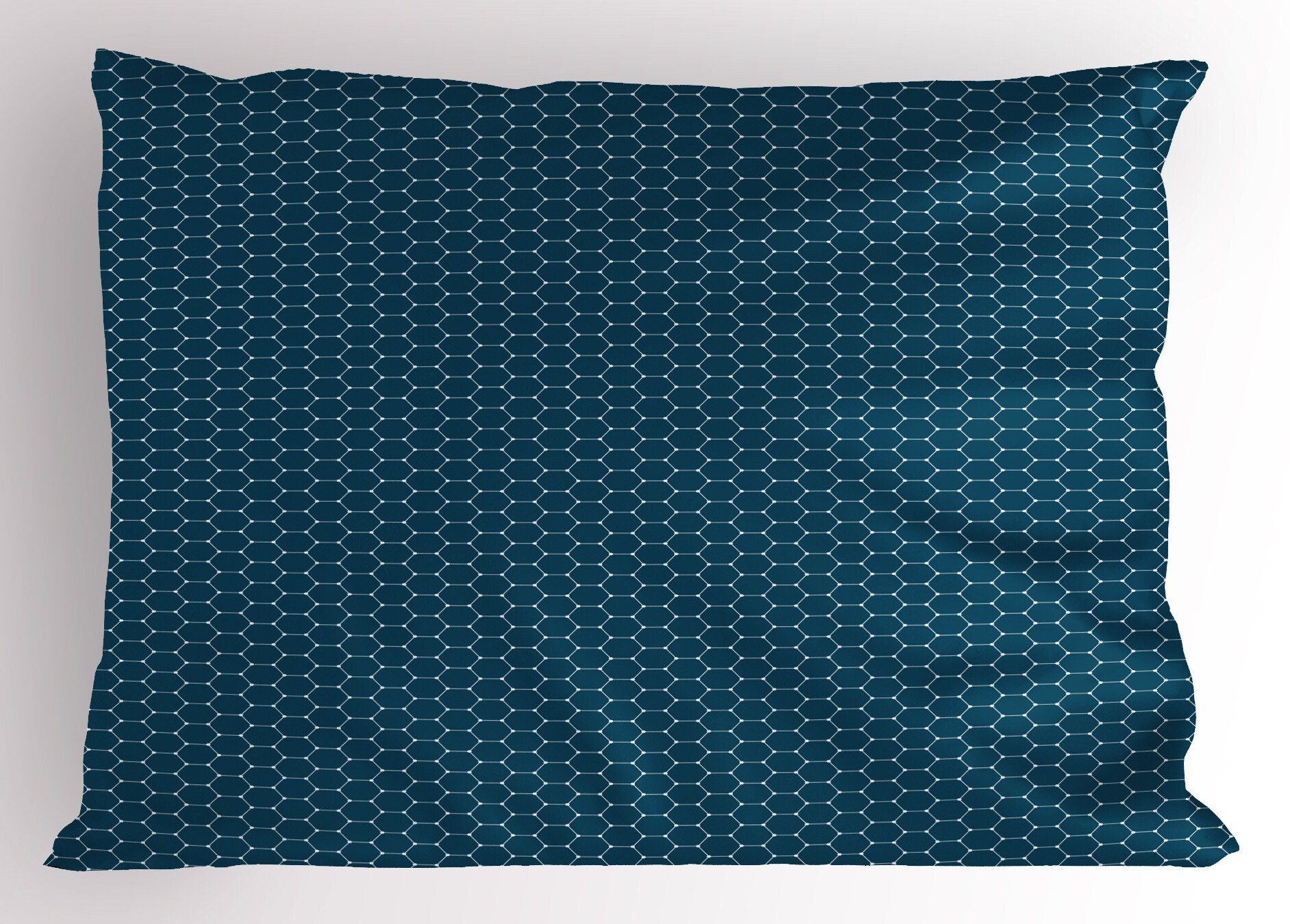 Abakuhaus Gedruckter Kissenbezüge Stück), Dekorativer Hexagons Geometrisch Edges (1 Size Kopfkissenbezug, Queen mit Dot