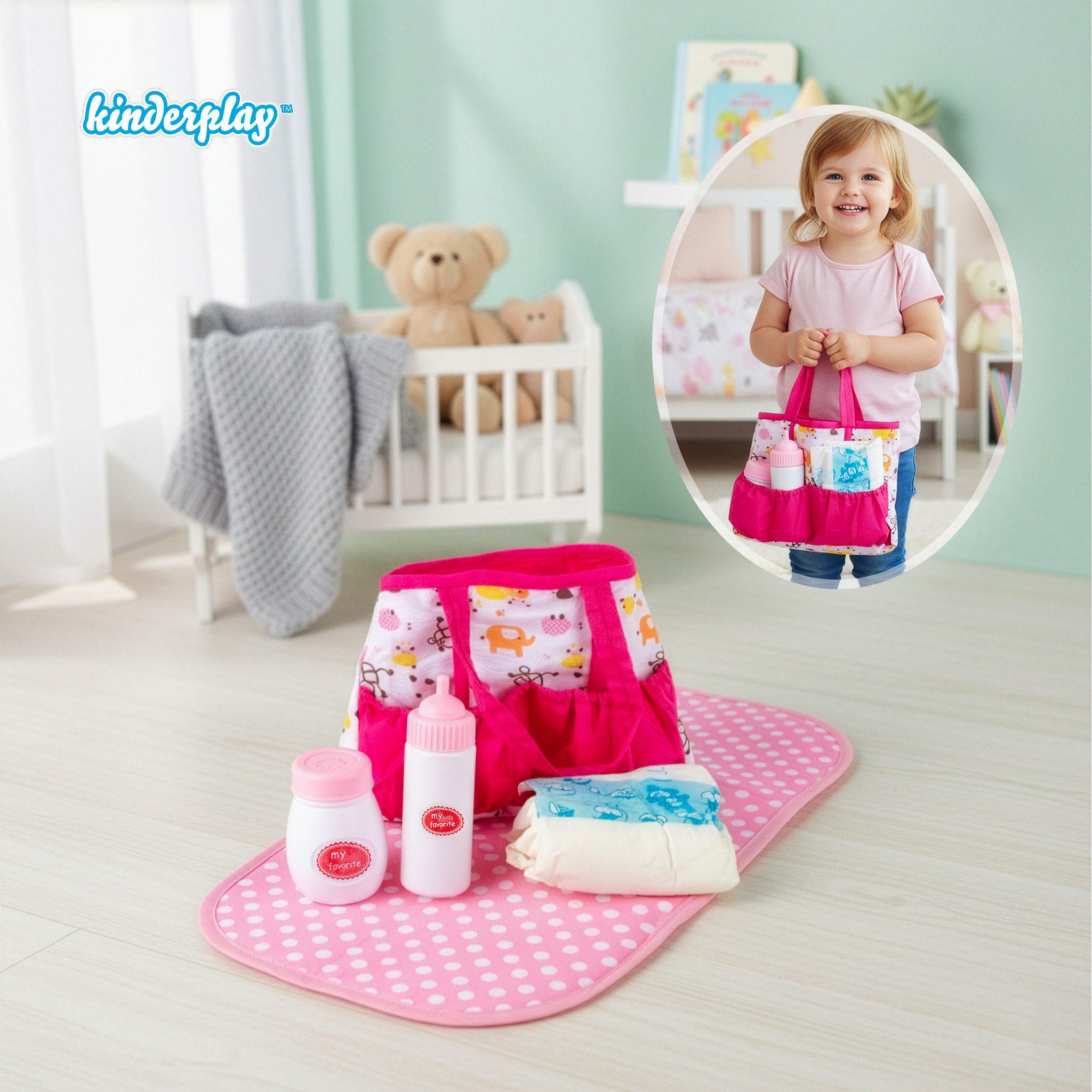 Kinderplay Dolls & Strollers Puppen Accessoires-Set günstig online kaufen