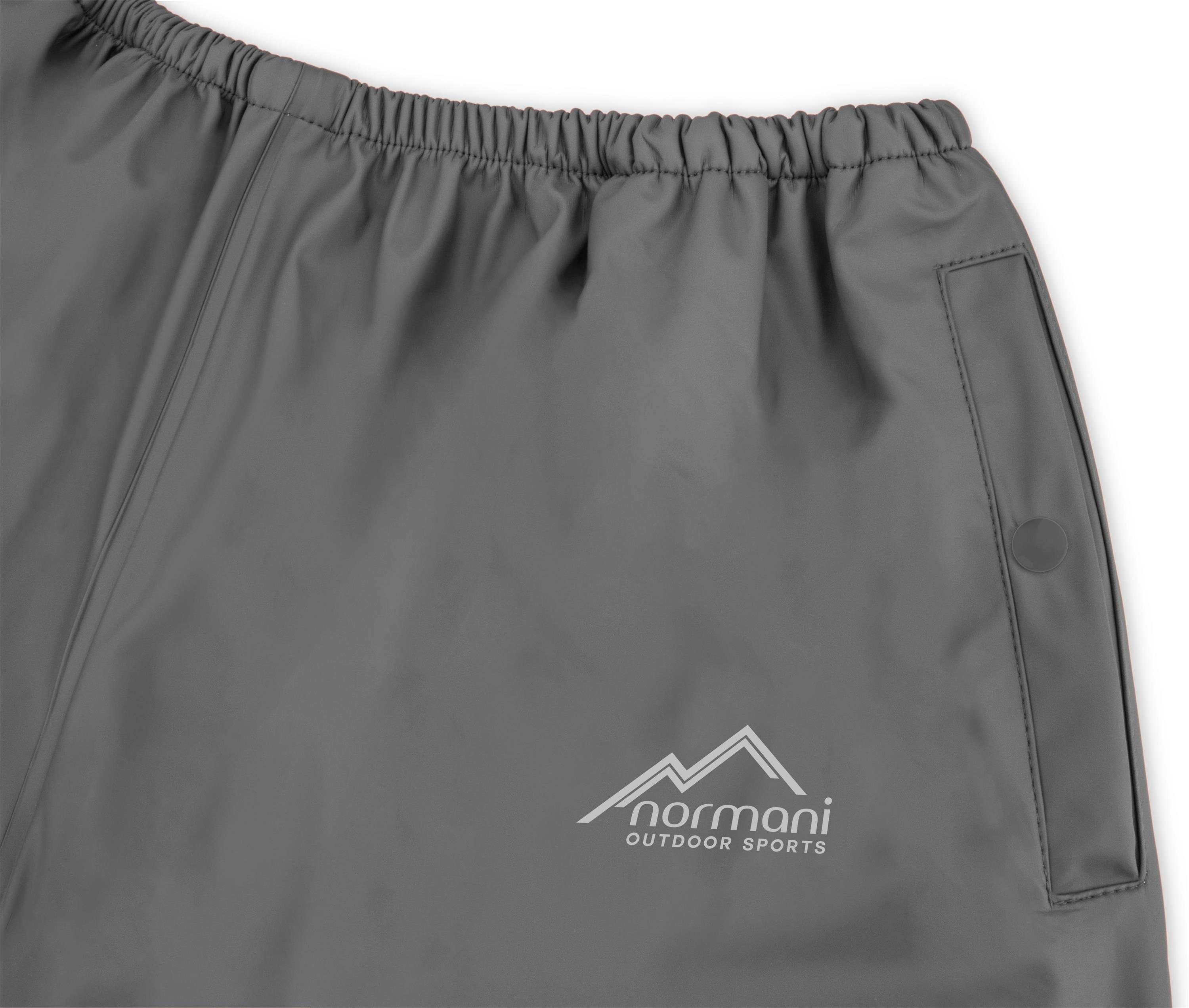 normani Regenhose Kinder Regenhose York Jungen und Mädchen - Wind- und wasserdichte Regenhose mit Reflektoren – Bild 3 von 5