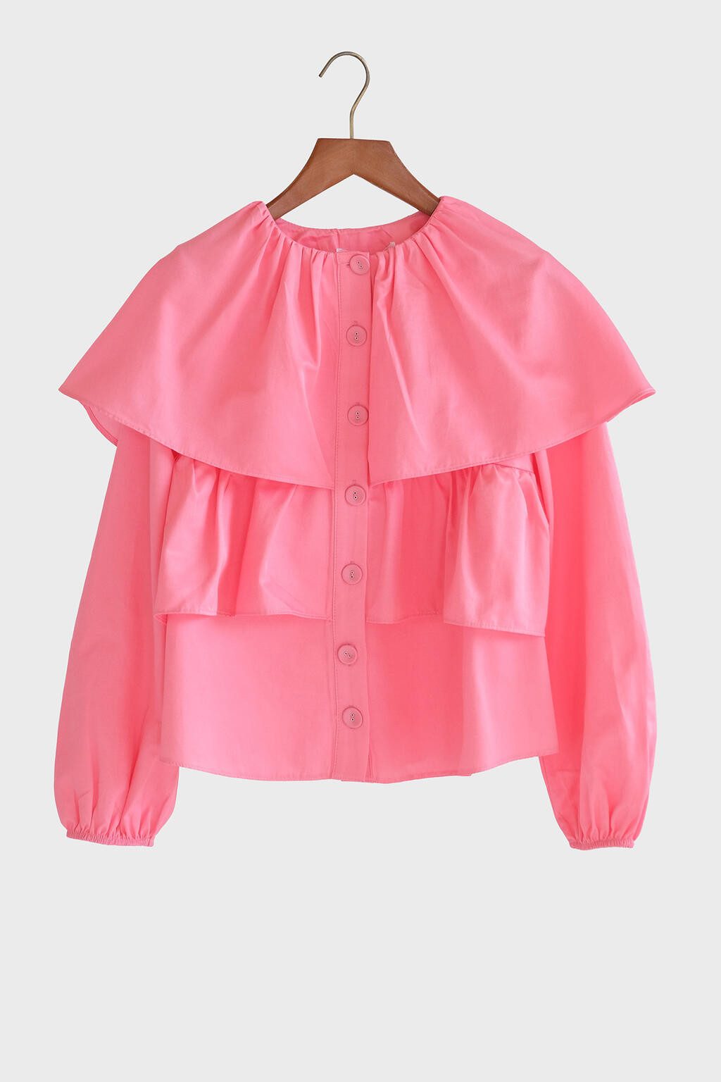 Rugbyshirt KURZES SHIRT MIT PUFFÄRMELN