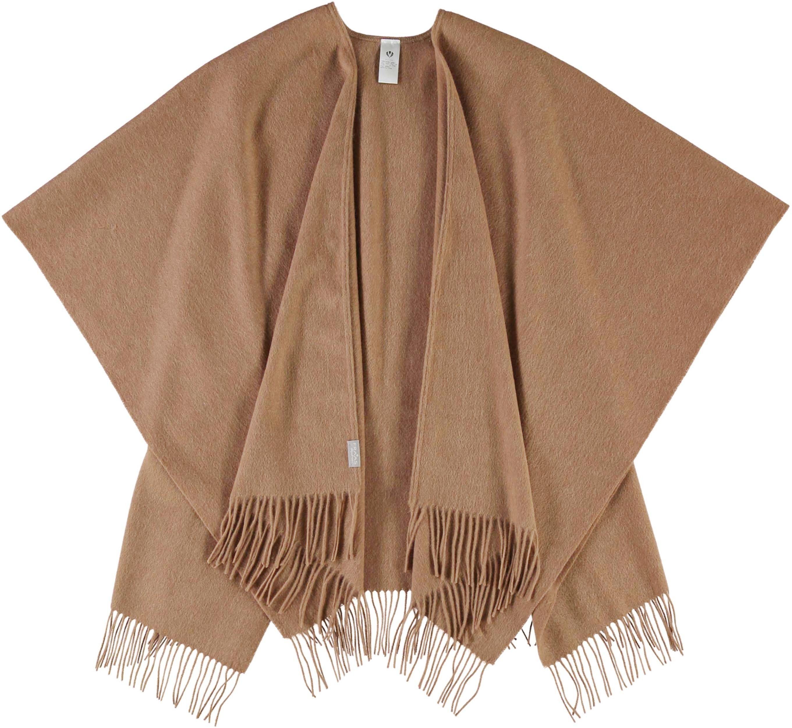 Fraas Poncho Wollponcho (1-St) camel