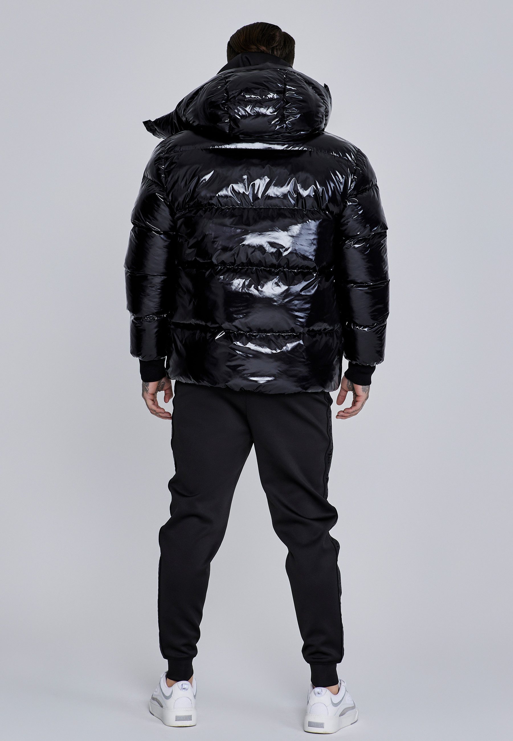 Siksilk Shorts SikSilk Herren Hochglanz Outdoorjacke – Bild 5 von 5